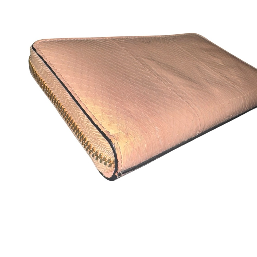Chloé Leather Zip Wallet with Chain - Picture 4 of 8